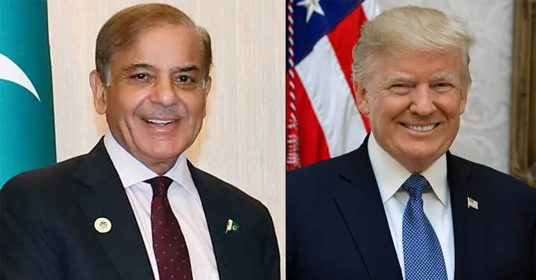 শেহবাজ শরীফ ও ডোনাল্ড ট্রাম্প